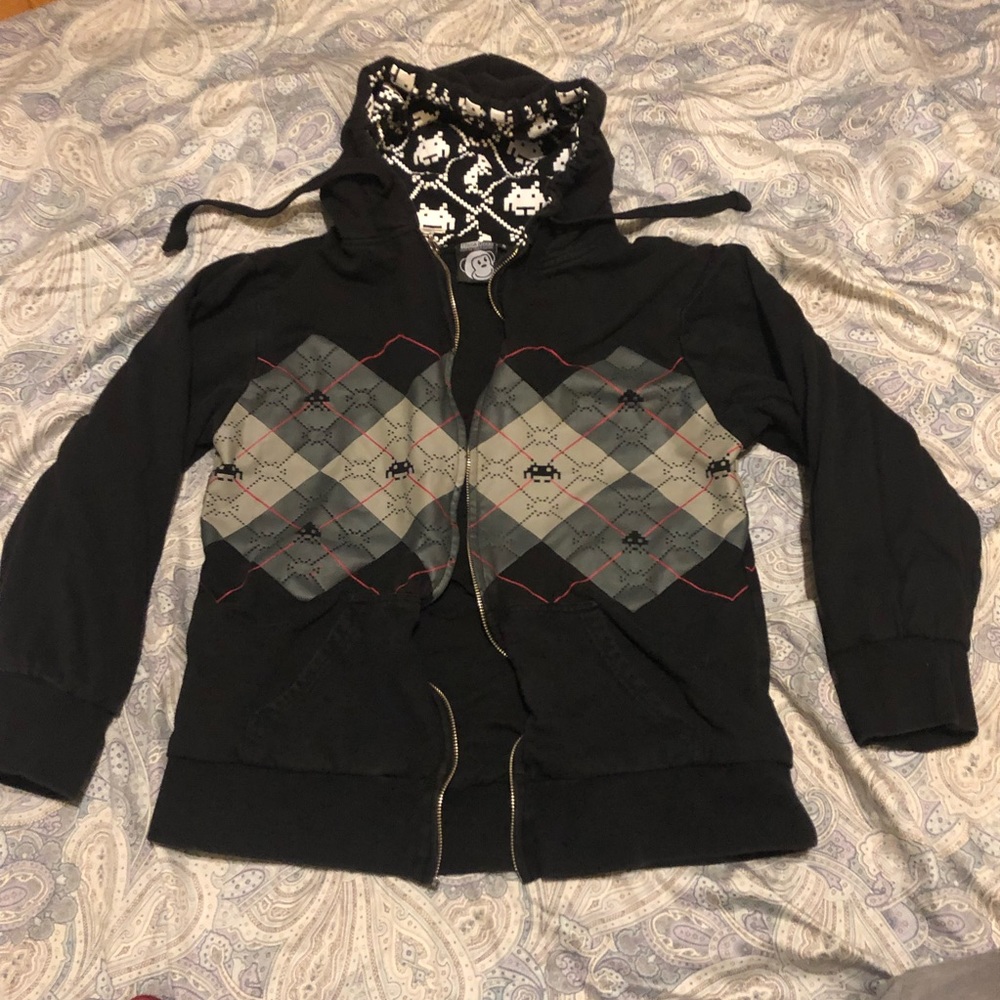 Retro ThinkGeek space invaders sweatshirt men’s S
